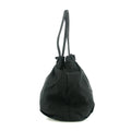 Prada Black Tessuto Nylon x Leather Shoulder Bag #7704 by Bolt Boutique