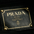 Prada Black Tessuto Nylon x Leather Shoulder Bag #7704 by Bolt Boutique