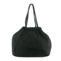 Prada Black Tessuto Nylon x Leather Shoulder Bag #7704 by Bolt Boutique