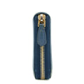 Prada Blue Saffiano Leather Zip Around Wallet #3599 by Bolt Boutique