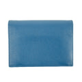Prada Blue Saffiano Lux Leather Trifold Wallet #3143 by Bolt Boutique
