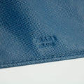 Prada Blue Saffiano Lux Leather Trifold Wallet #3143 by Bolt Boutique