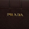 Prada Bordeaux Saffiano Leather Long Wallet #2467 by Bolt Boutique