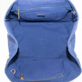 Prada Cobalt Large Canapa Logo Tote #1368 by Bolt Boutique