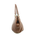 Prada Dark Brown Vitello Daino Handle Shoulder Bag #3575 by Bolt Boutique