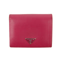 Prada Hot Pink Saffiano Lux Trifold Wallet #3100 by Bolt Boutique