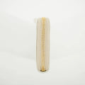 Prada Ivory Saffiano Leather L-shaped Zipper Long Wallet #2632 by Bolt Boutique