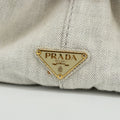 Prada Light Gray Canapa Denim 2WAY Tote Bag #1969 by Bolt Boutique