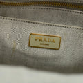 Prada Light Gray Canapa Denim 2WAY Tote Bag #1969 by Bolt Boutique