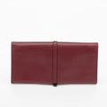 Prada Maroon Bordeaux Leather Long Wallet #1871 by Bolt Boutique