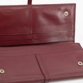 Prada Maroon Bordeaux Leather Long Wallet #1871 by Bolt Boutique