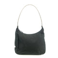 Prada Milano Black Nylon Hardware Shoulder Bag #2997 by Bolt Boutique