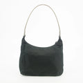 Prada Milano Black Nylon Hardware Shoulder Bag #2997 by Bolt Boutique