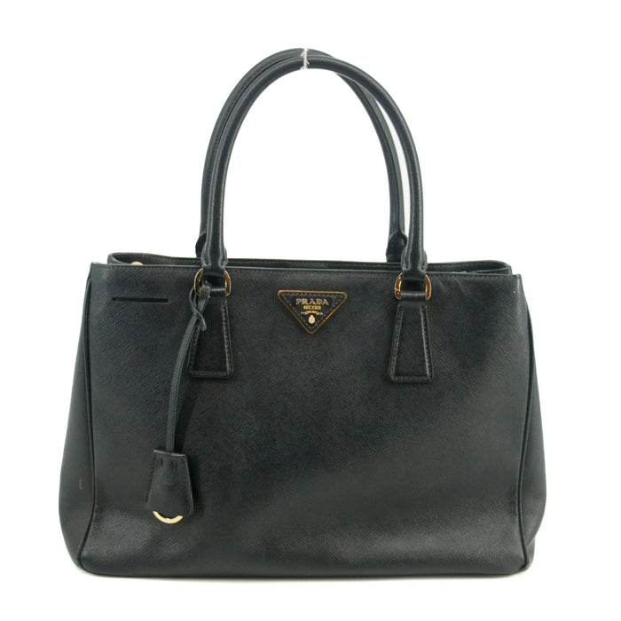 Prada Milano Black Saffiano Galleria 2-Way Bag #3066 by Bolt Boutique