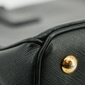 Prada Milano Black Saffiano Galleria 2-Way Bag #3066 by Bolt Boutique