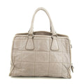 Prada Nappa Antique Quilted 2Way Tote Bag Grey #3227 by Bolt Boutique