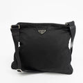 Prada Nylon Black Messenger Crossbody Bag #1767 by Bolt Boutique