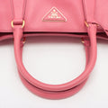 Prada Saffiano Galeria Leather Pink Tote Bag-#1940 by Bolt Boutique