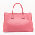 Prada Saffiano Galeria Leather Pink Tote Bag-#1940 by Bolt Boutique