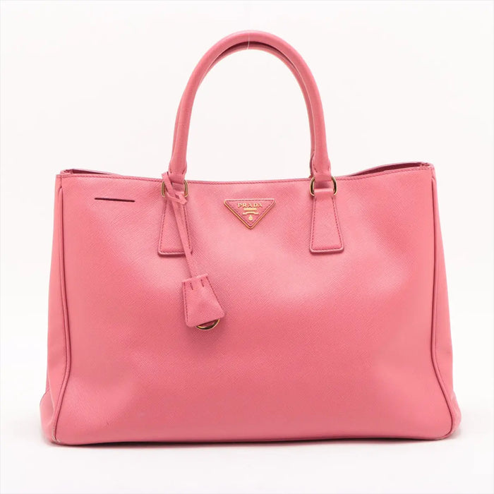 Prada Saffiano Galeria Leather Pink Tote Bag-#1940 by Bolt Boutique