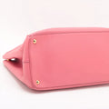 Prada Saffiano Galeria Leather Pink Tote Bag-#1940 by Bolt Boutique