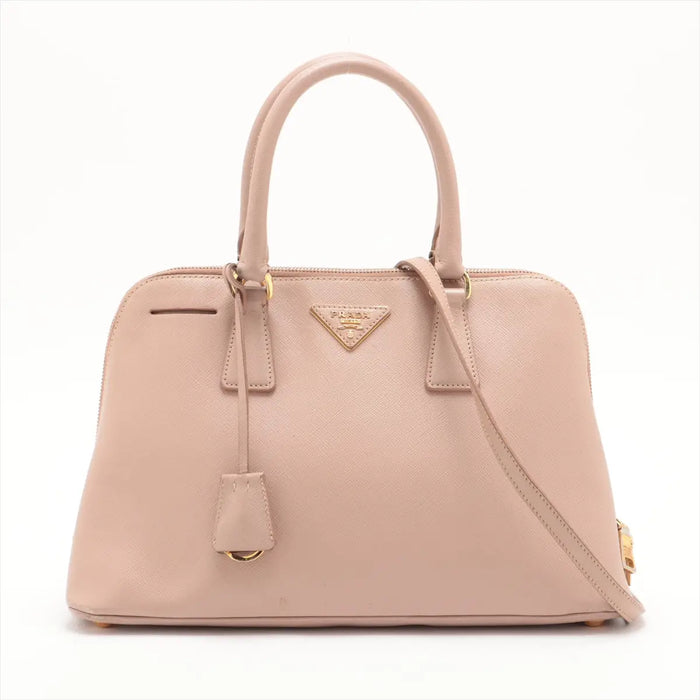Prada Saffiano Leather 2 Way Handbag Pink #2213 by Bolt Boutique