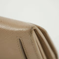 Prada Saffiano Leather Beige Long Wallet #5151 by Bolt Boutique