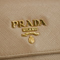 Prada Saffiano Leather Beige Long Wallet #5151 by Bolt Boutique