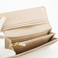 Prada Saffiano Leather Beige Long Wallet #5151 by Bolt Boutique