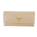 Prada Saffiano Leather Beige Long Wallet #5151 by Bolt Boutique