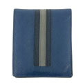 Prada Saffiano Leather Blue Mens Bifold Wallet #4721 by Bolt Boutique