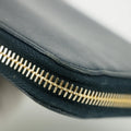 Prada Saffiano Leather Dark Blue Zip Around Wallet #5165 by Bolt Boutique