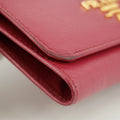 Prada Saffiano Leather Pink Compact Wallet #5174 by Bolt Boutique