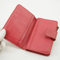Prada Saffiano Lux Bifold Leather Hot Pink Zip Wallet #3085 by Bolt Boutique