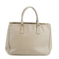 Prada Saffiano Vitello Grey Galleria Tote Bag Large #3233 by Bolt Boutique