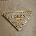 Prada Saffiano Vitello Grey Galleria Tote Bag Large #3233 by Bolt Boutique