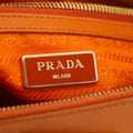 Prada Saffiano Vitello Orange Galleria 2Way Tote Bag #3231 by Bolt Boutique