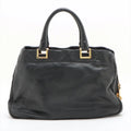 Prada Soft Calf Bow Black Tote Bag - #1937 by Bolt Boutique