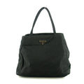 Prada Tessuto Nylon Black City Tote #5296 by Bolt Boutique