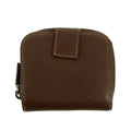 Prada Vintage Brown Leather Compact Zip Wallet #3816 by Bolt Boutique