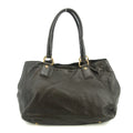 Prada Vitello Daino Black Leather 2Way Shoulder Bag #3598 by Bolt Boutique