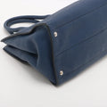 Prada Vitello Daino Leather 2 Way Handbag Navy Blue BN2693 #1981 by Bolt Boutique