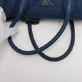 Prada Vitello Daino Leather 2 Way Handbag Navy Blue BN2693 #1981 by Bolt Boutique