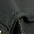 Prada Vitello Phenix Black Top Handle 2Way Shopping Shoulder Bag #3577 by Bolt Boutique