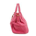 Prada Vitello Shine Pink Leather Bauletto 2Way Shoulder Bag #3543 by Bolt Boutique