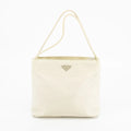Prada White Nylon Tessuto Tote Bag #1883 by Bolt Boutique