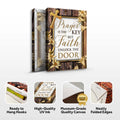 Prayer Is The Key But Faith Unlocks The Door Faith Sign II by Tailored Canvases