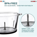 Premium Electric Meat Grinder Food Processor and 4 Titanium Blades by DailySale