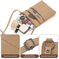 Premium Leather Organizer Purse Women's Handbag Travel Bag by DailySale