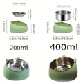 Premium Stainless Steel Cat & Dog Bowls - Non Slip Base for Food & Water by DailySale